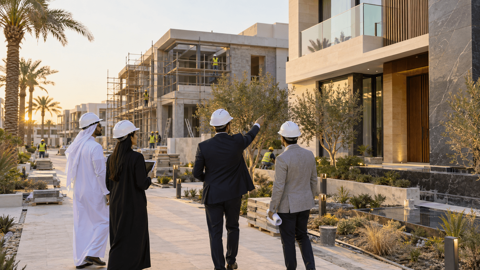 صورة داعمة للتطوير والإنشاء العقاري