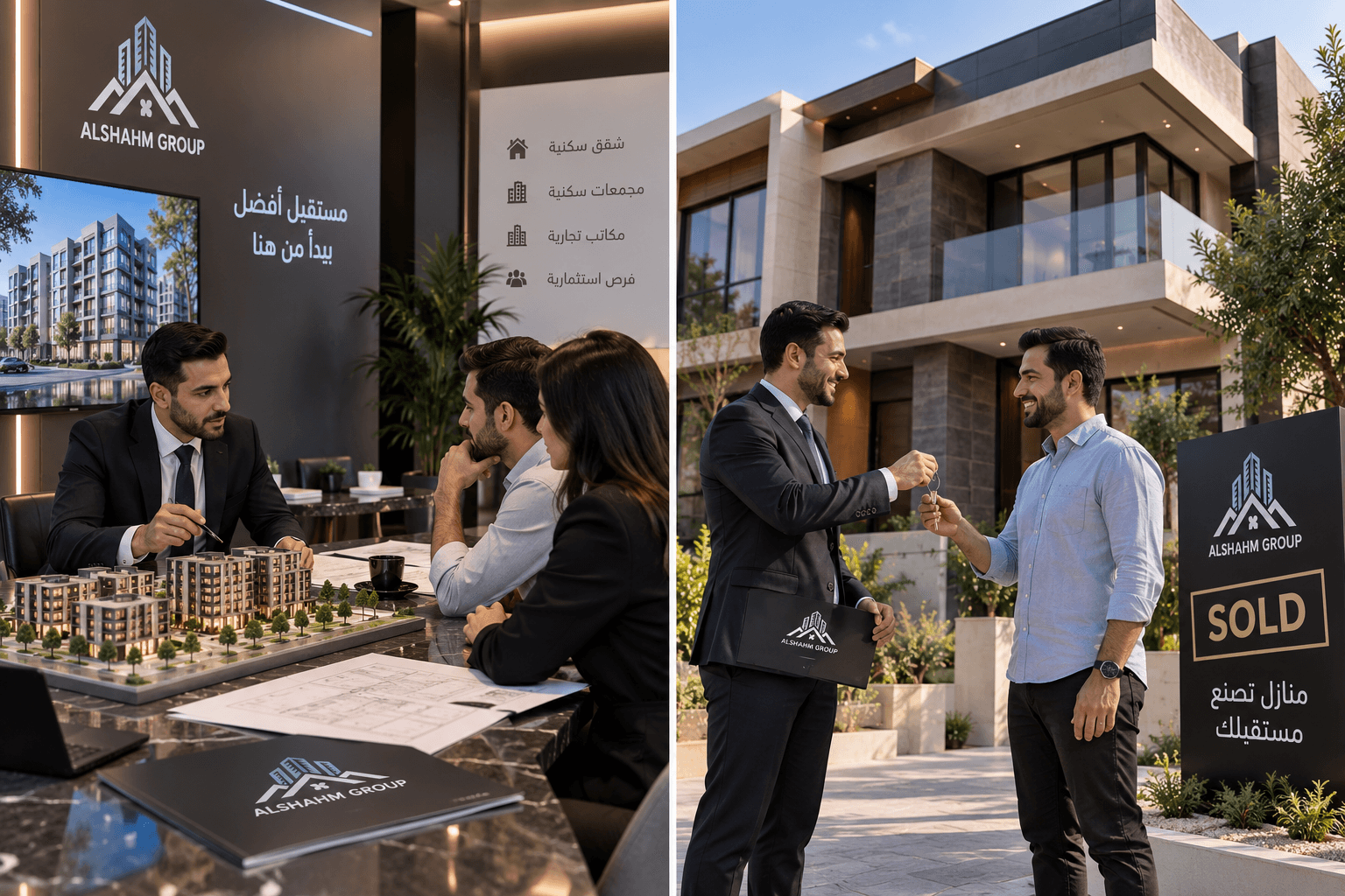 صورة داعمة لخدمات شراء وبيع العقارات